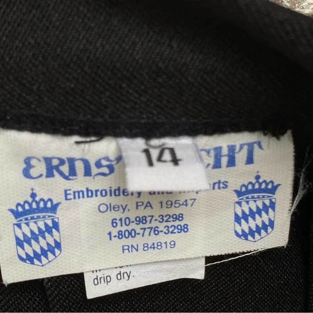 Ernst‎ Licht German Folk Maxi Skirt & Blouse Set 14/10